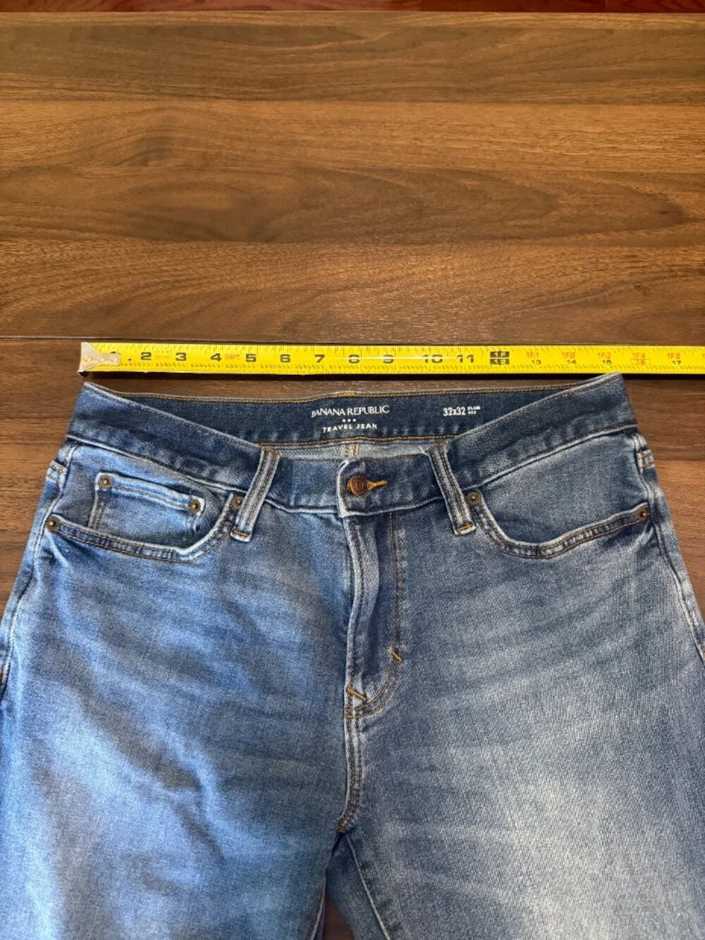 Banana Republic Mens Travel, Slim Fit Jeans 32x32 - Picture 5 of 11